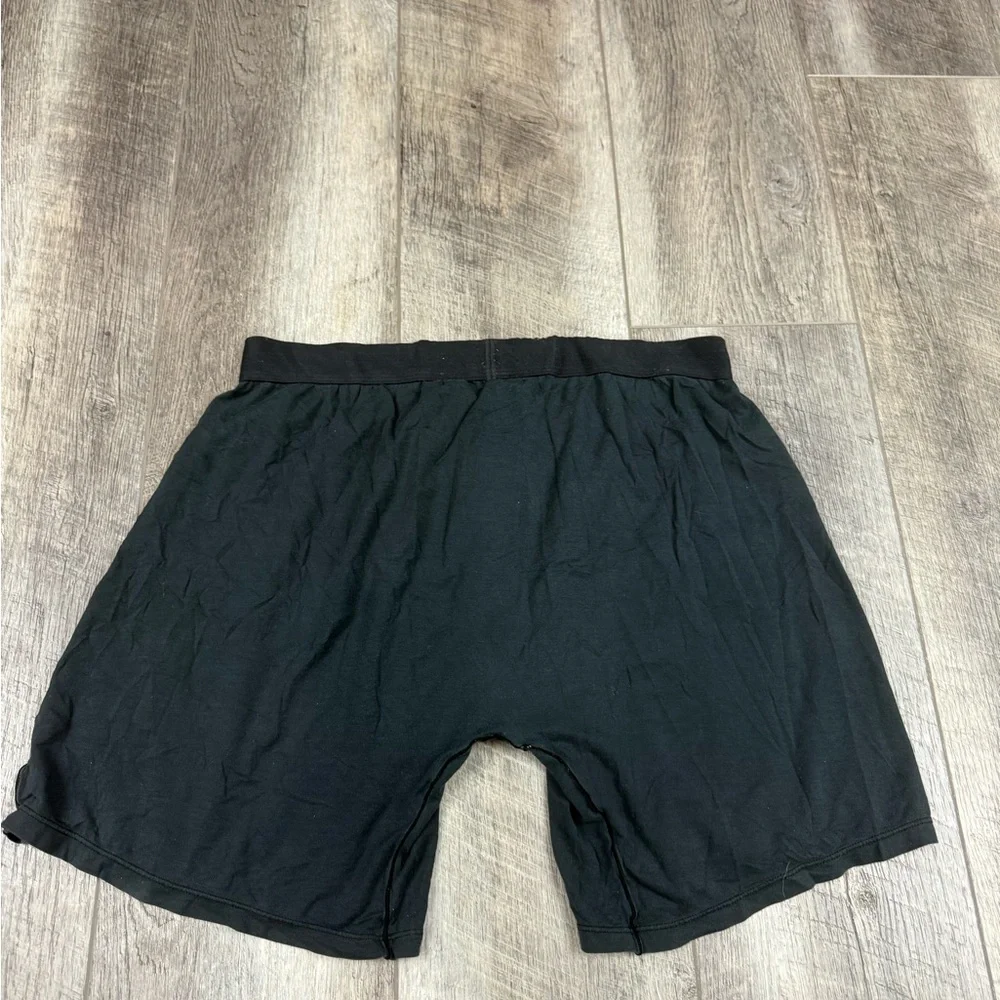 Tommy John Men's‎ Black Cool Cotton Boxer Briefs
